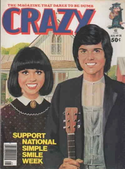 Crazy (Magazine) #28 VG; Marvel | low grade - Marie Osmond - Donny Osmond - Gran