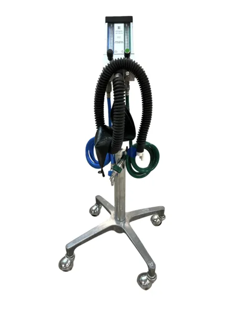 Belmed PC7 - 5000 Analgesia Flowmeter N20 With Aluminum Rolling Stand