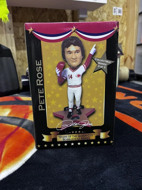 Stars Of The Queen City Pete Rose Bobblehead! Series 3 Of 3!Cincinnati ￼￼Reds