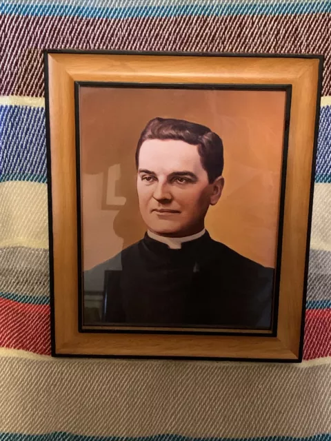 FATHER MCGIVNEY - KNIGHTS OF COLUMBUS Framed Portrait.