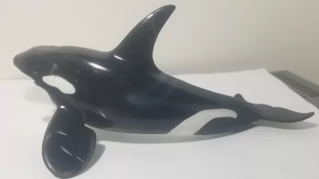 SCHLEICH 2004 ORCA KILLER WHALE 7” Figurine Marine Life