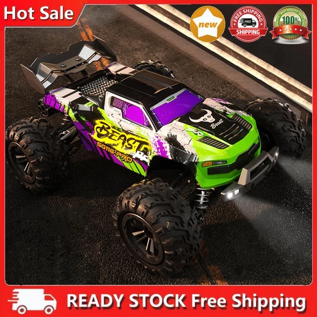 RC TRUCK WITH Led Lights Remote Control Car Brushless Drift for Adults
