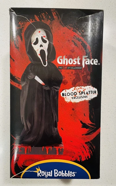 Scream Ghostface Killer Blood Splatter Exclusive Bobble Head Royal Bobbles