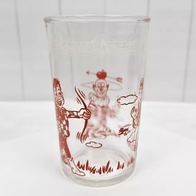 1953 Welchs Jelly Jar Glass Howdy Doody Clarabell Princess Summerfall Flub-A-Dub 2