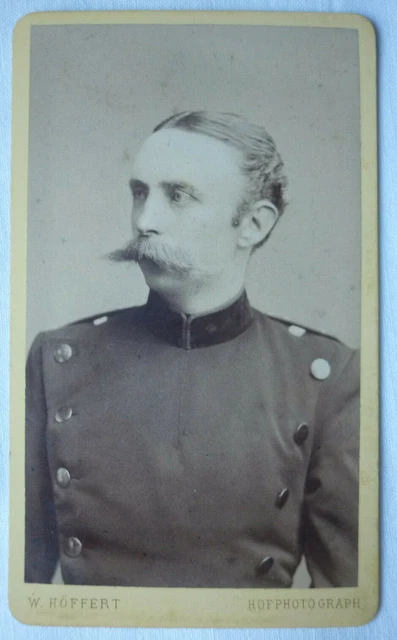 CdV Preussische KRIEGSAKADEMIE BERLIN 1886 - 1889 von Höffert Hamburg Dresden