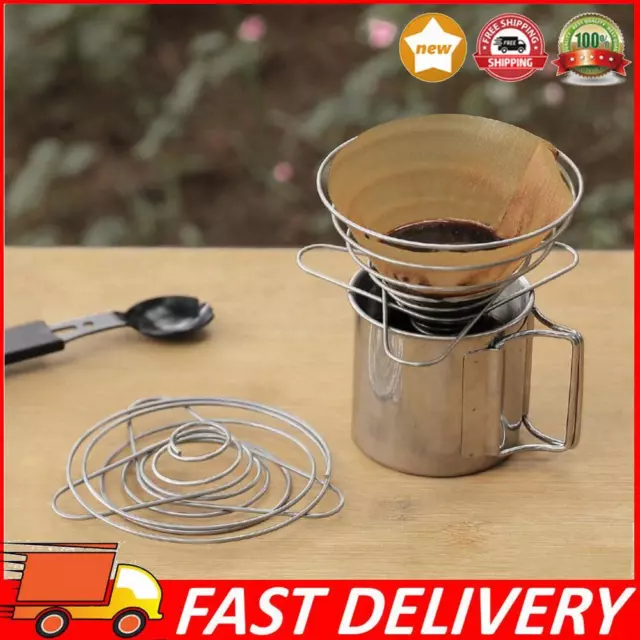 Stainless Steel Pour Over Coffee Dripper Folding Coffee Dripper Coffee Drip Rack
