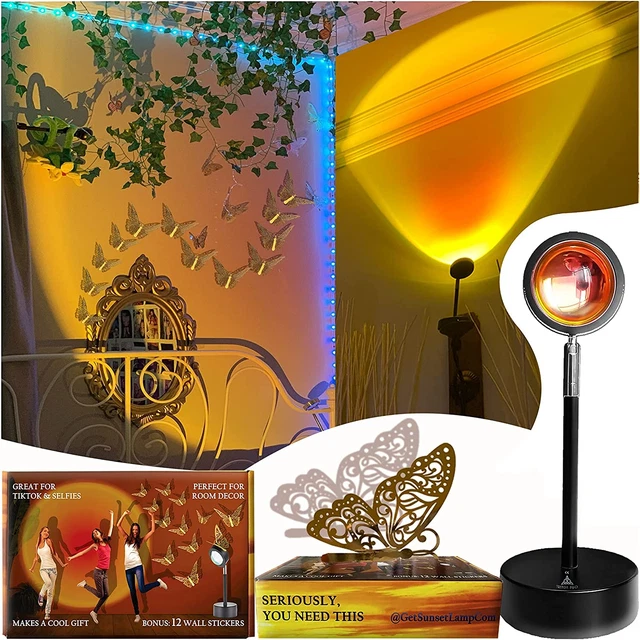 Sunset Lamp Decor - Decoración De La Habitación Estética Hogar Dormitorio Decora