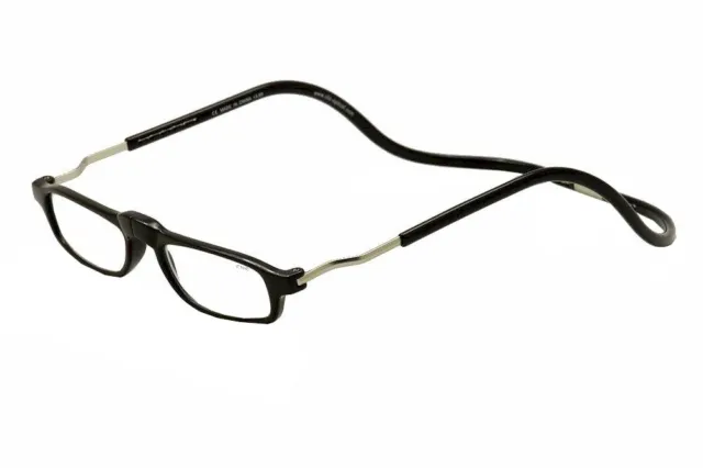 Clic Reader Eyeglasses Executive Black Full Rim Magnetic Reading Glasses