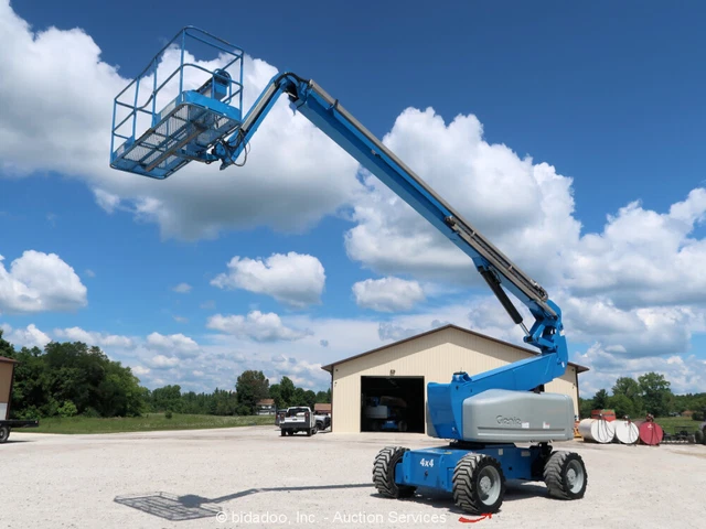 2006 Genie Z-80 60 80' 4WD Diesel Articulating Boom Lift Man Aerial Jib