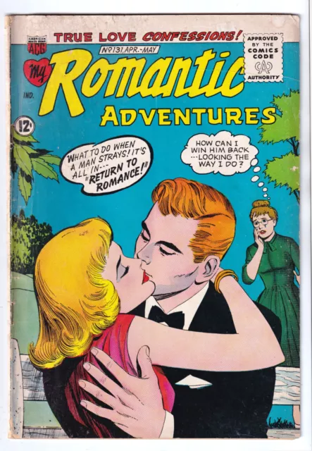 MY ROMANTIC ADVENTURES 131 (1963 ACG) Ken Bald C, Whitney art; 1 CGC; VG+ 4.5