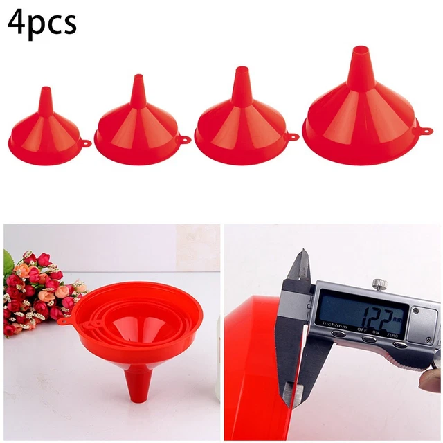 Embudo transferencia de aceite gadgets especias tamaño S-XL hierbas plástico cocina