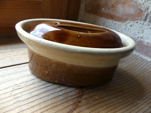 Plat à Four En Terre Vernissée La Bourguignonne - Marron - 25x17x5 Cm