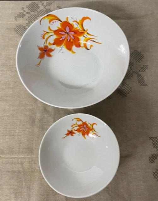 Set de 3 coupelles barbotine fraises