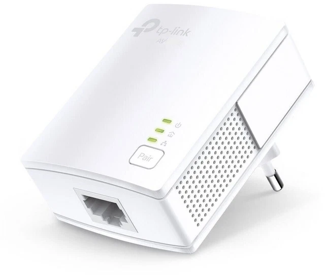 TPLINK TLPA4010 SINGLE AV600 Mbit/s Powerline Adapter LAN Port