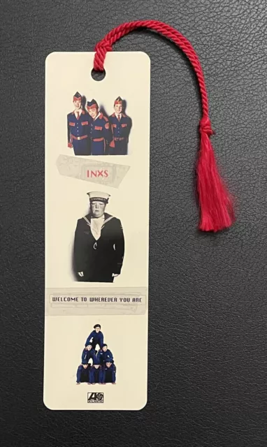 Inxs Welcome To Wherever You Are Promo Only Bookmark 1992 Atlantic Hutchence