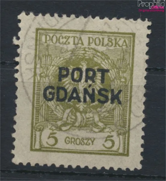 Briefmarken Polnische Post Danzig 1925 Mi 4a gestempelt (9975622