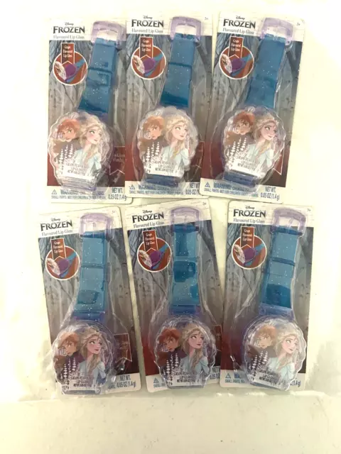 Disney Frozen Lip Gloss Watch Grape Flavor LOT 6