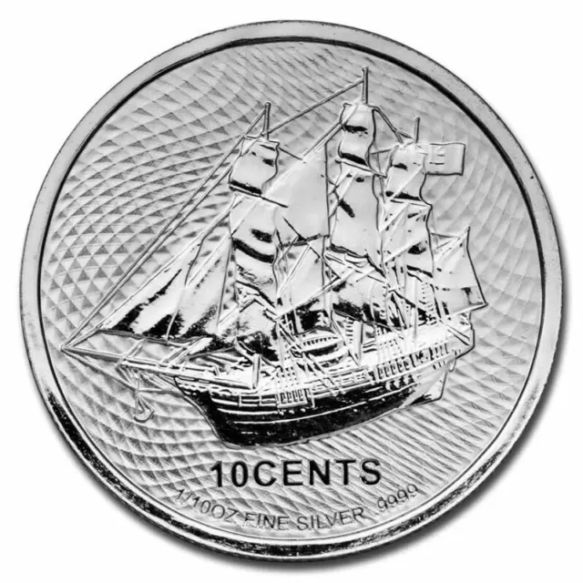 2021 Cook Islands 1/10 oz Silver Bounty BU