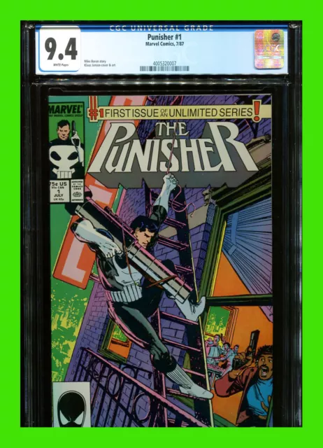 Punisher #1 CGC 9.4 1987 1st Ongoing Series