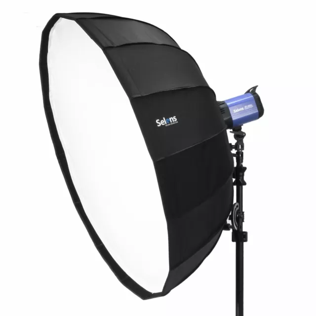 105cm Beauty Dish Softbox Quick Set-up with Bowens Mount for Studio Strobe Flash