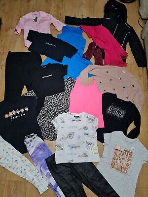 #341💜 Huge Bundle Of Girls Clothes 11-12years NEXT GEORGE RIVER BERSHKA ZARA YD