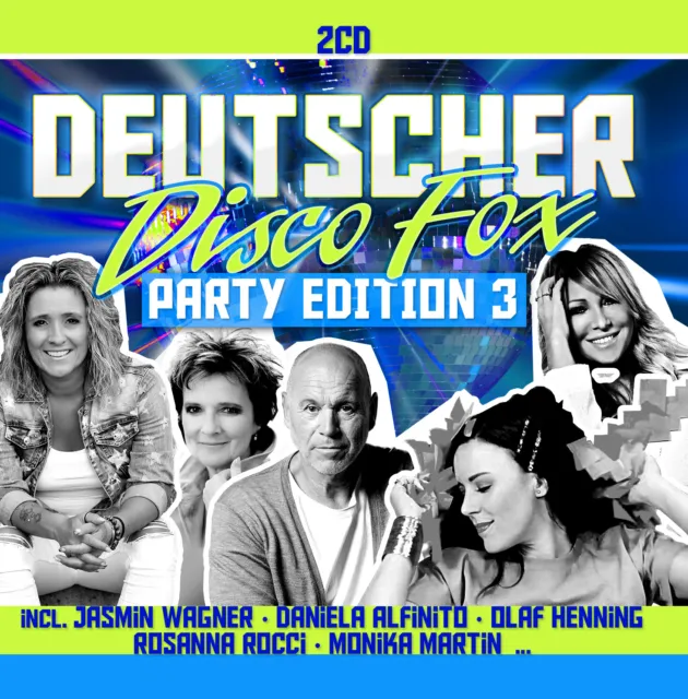 CD Deutscher Disco Fox : Party Edition 3 De Varios Artistas 2CDs