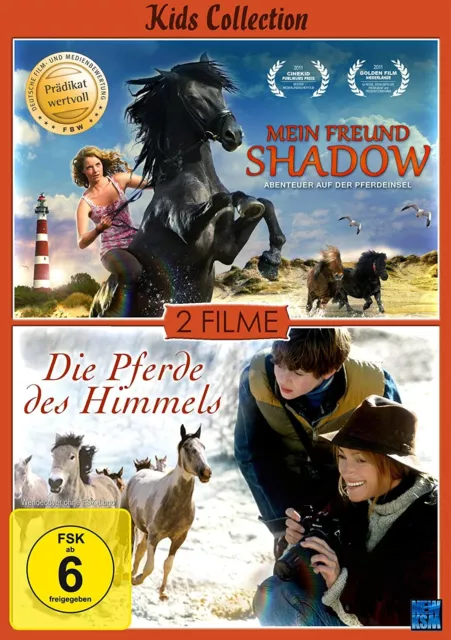 Mein Freund Shadow / Die Pferde des Himmels (Prädikat: wertvoll)  DVD/NEU/OVP