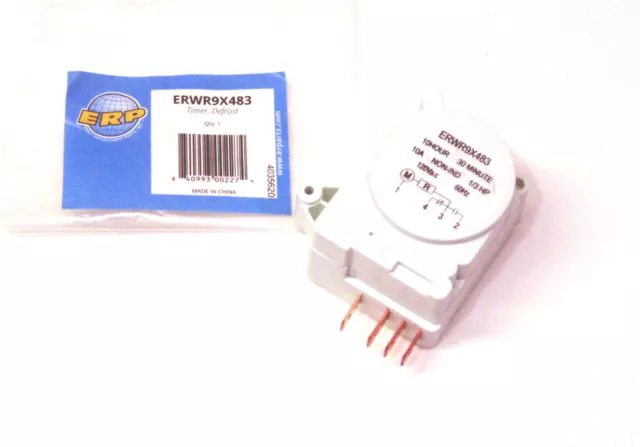 Refrigerator Defrost Timer Control WR9X483 for GE 162D6022P6 AP2061693 PS310852