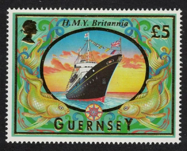 Guernsey Royal Yacht Britannia Ship £5 1998 MNH SG#803 CV£13.-