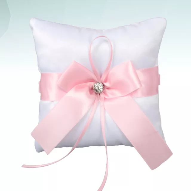 Bride Ring Pillow for Wedding Cushion Rings Decorations Ceremony