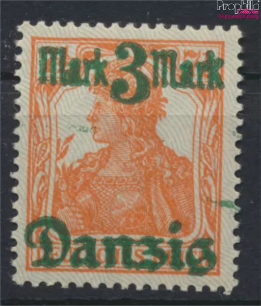 Briefmarken Danzig 1920 Mi 29II Unterdruckspitzen nach unten postfrisch (9910799