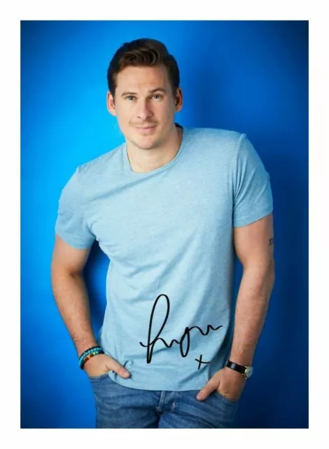 Lee Ryan - Blue Autograph Signed Pp Photo Poster