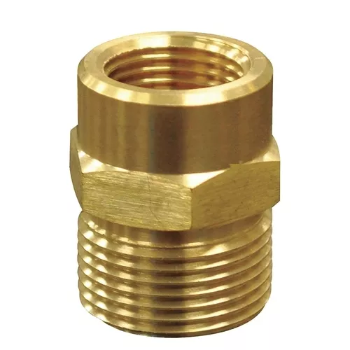 Brass Male M22/14mm to 3/8 NPT Female Adapter. Twist Connect Pressure Washer