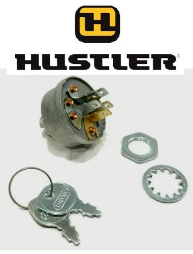 Hustler Zero Turn Mower Ignition Switch - Raptor models, Fastrak models, Super Z