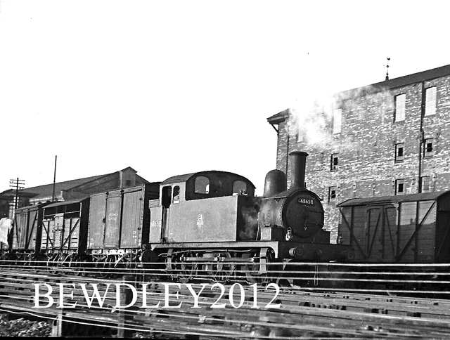 *LES PERRIN* CUT DOWN NEGATIVE LNER J68 CLASS 68658 BOSTON 11/10/51 ...