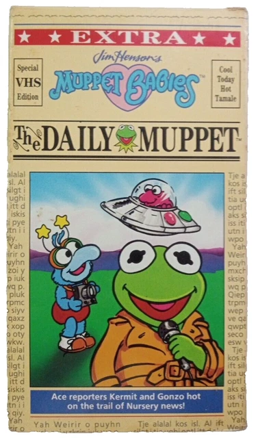 Daily Muppet MUPPET BABIES, THE Daily Muppet, McDonalds Rare, VHS Tape 1988, Jim ...