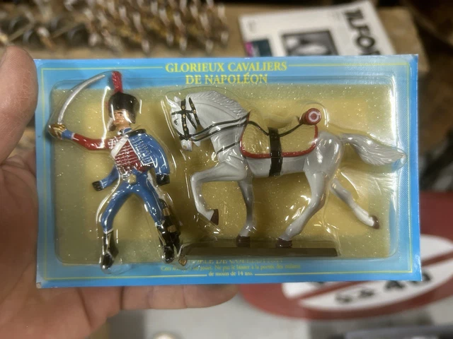 Figurine cavalier du 2e régiment de hussards (1808) CBG Mignot