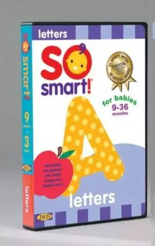 Letters DVD So Smart! School Of Baby 9-36 Months Childhood Spanish