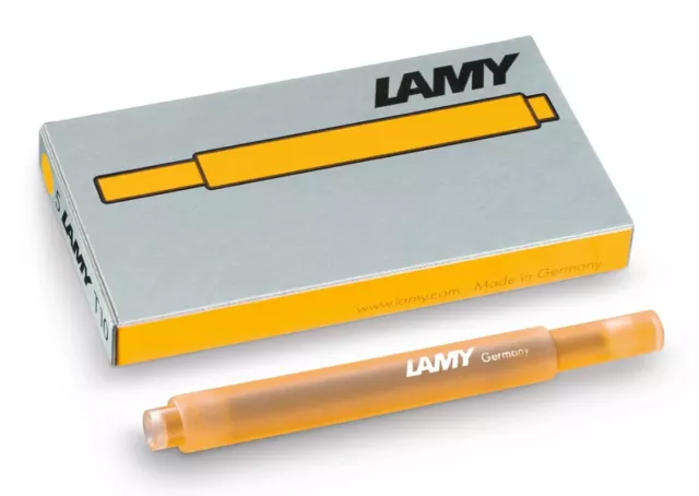 Lamy  Fountain Pen Ink Cartridges Candy Mango Special Edition 5 Cartridges 1 Box