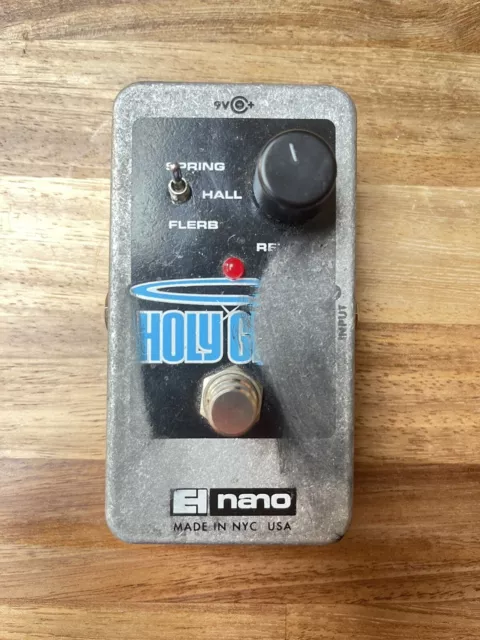 EHX Electro Harmonix Holy Grail Nano Reverb Guitar Effects Pedal / Stomp Box