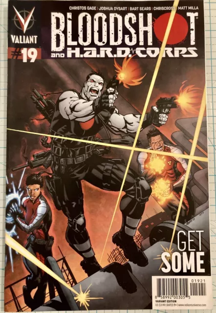 Bloodshot and H.A.R.D. Corps #19 NM Bart Sears B Variant 2014 Valiant Comics