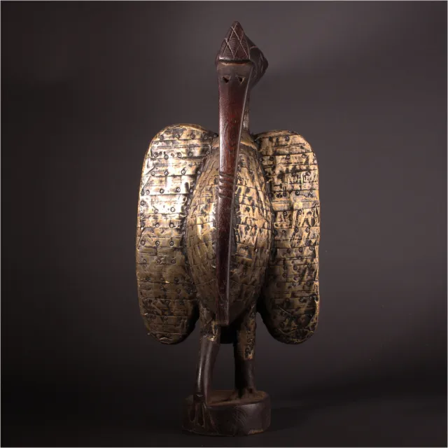13122 Kalao Bird Figurine Der senufo Ivory Coast