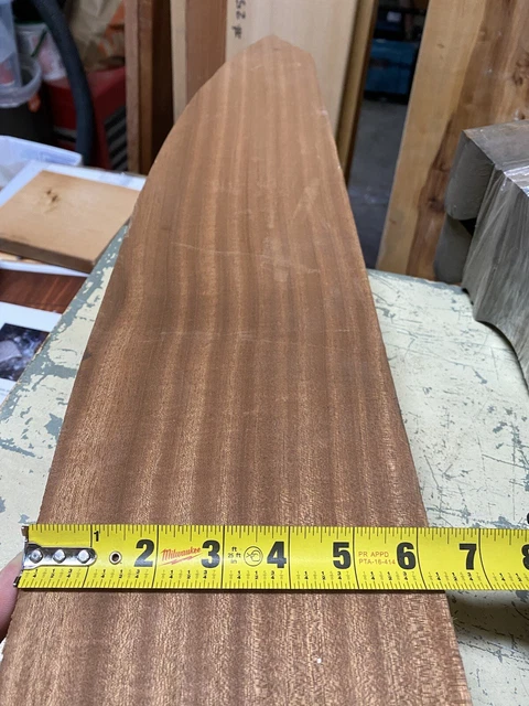 Beautiful Mahogany Board - Cabinet shop overstock unused cutoff. 2” Thick