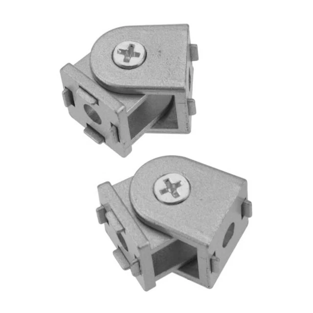 2 Pcs Aluminum Alloy Pivot Joint for Aluminum Extrusion Profile 2020 Series2655