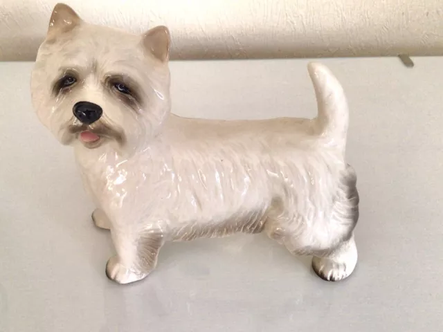 Vintage. Coopercraft ceramic west highland white terrier.