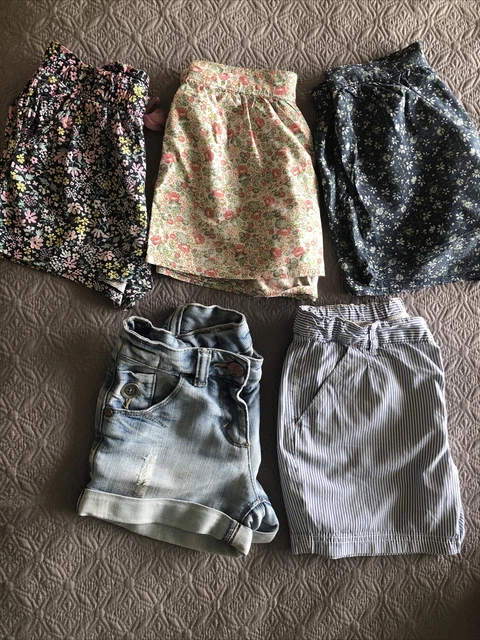 Girls Summer Short Bundle 7 Years NEXT, Gap, H&M