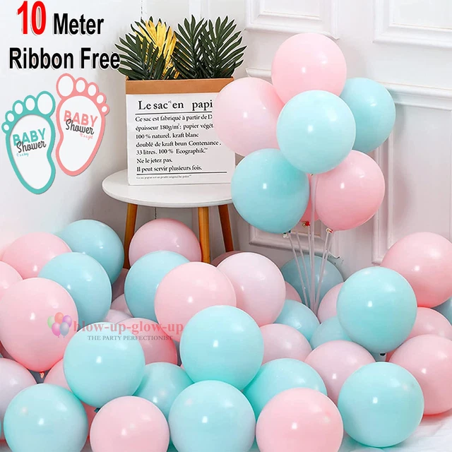 Baby Dusche Makroon Ballons Junge Mädchen Dekorationen Geschlecht Enthüllung Party BALLONS