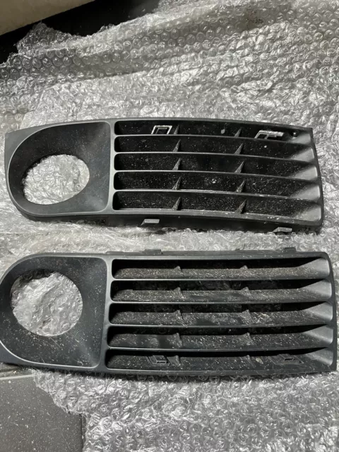Audi A8 D2 FL OS & NS Left  And Right Lower Front Bumper Fog Light Grill Genuine