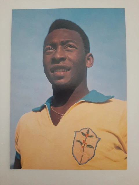 Bergmann Verlag Nr. 32 Pele Mexico 70 soccer card Brasilien brazil WM 1970 Unna