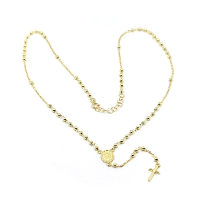 Nazareth Store Collier Chapelet En Paracorde Perlée Médaille Saint